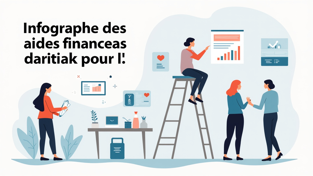 Infographie des aides financières disponibles pour l