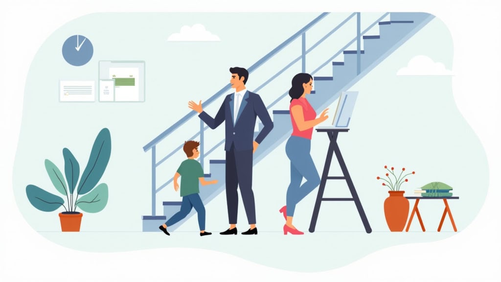 Infographie illustrant les aides financières pour un monte-escalier à Melrand