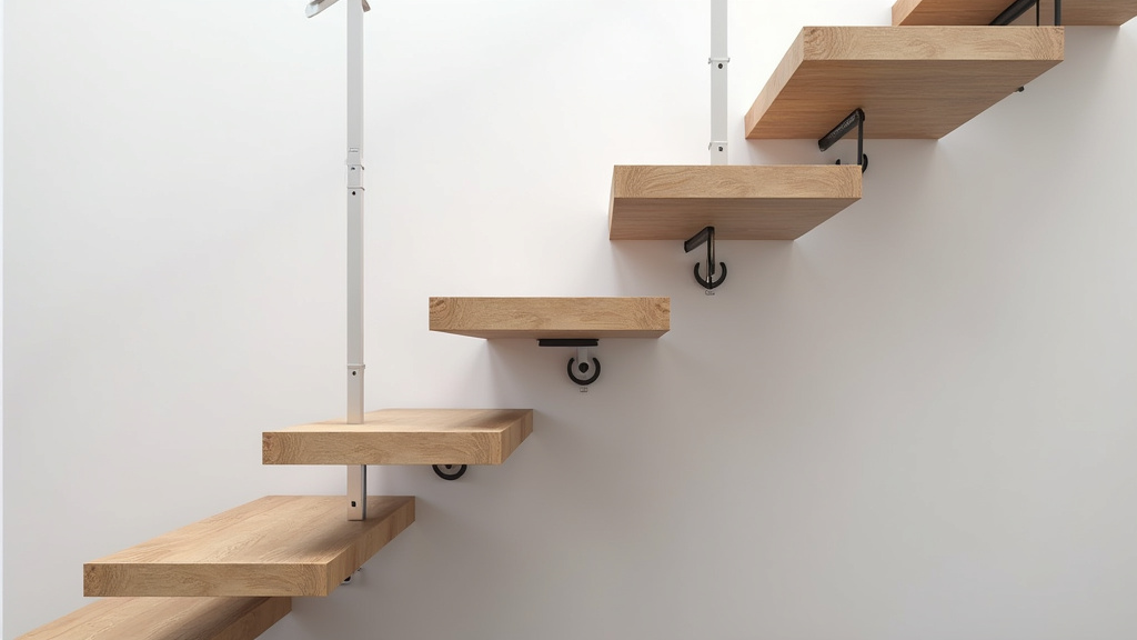 Installation d’un monte-escalier avec fixations murales pour plus de stabilité