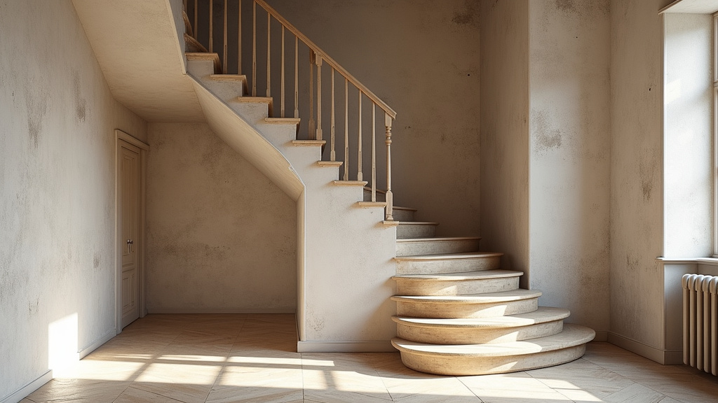 Installation d’un monte-escalier courbe dans une maison ancienne à Angoulême