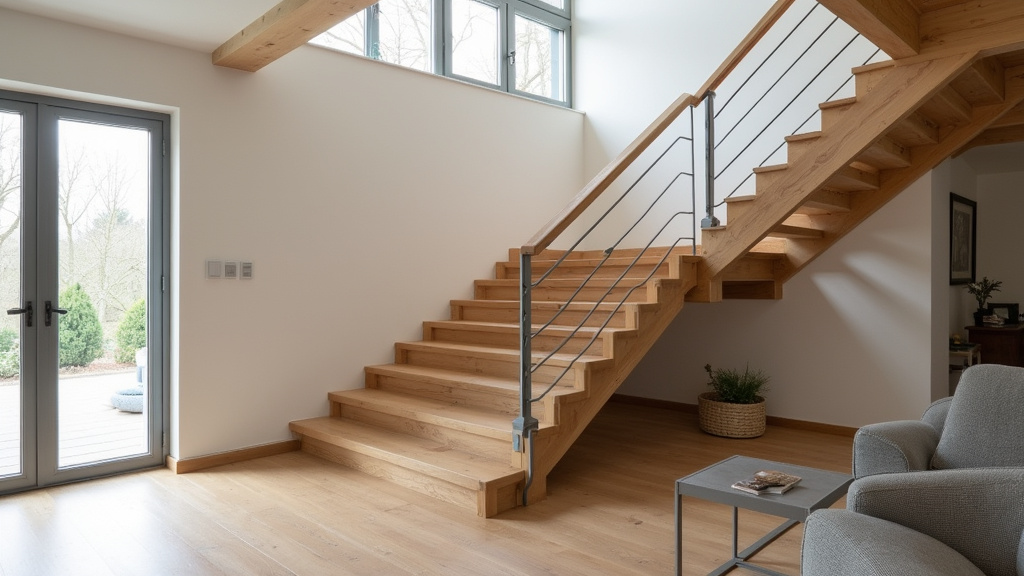 Installation d’un monte-escalier courbe sur un escalier en colimaçon à La Copechagnière, Vendée