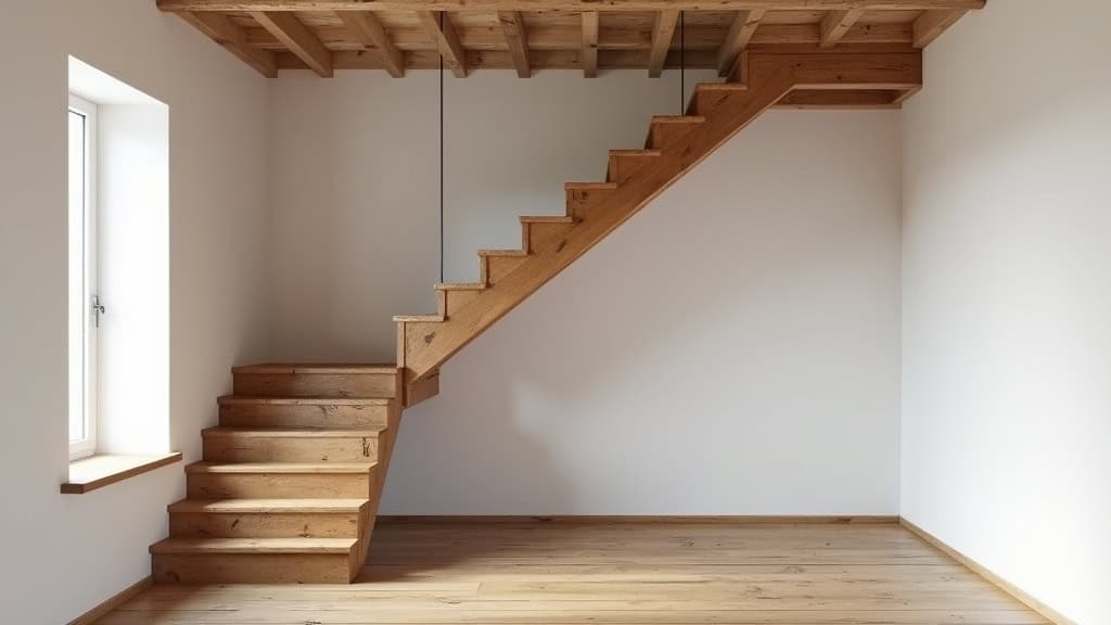 Installation d’un monte-escalier dans une maison traditionnelle de Le Robert avec escalier en bois