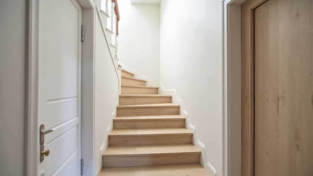 Installation d’un monte-escalier debout dans un escalier étroit à Mensignac