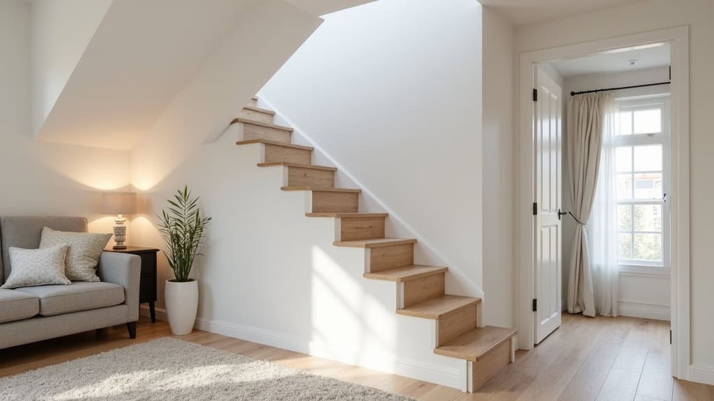 Installation d’un monte-escalier droit dans un escalier rectiligne à Le Ban-Saint-Martin