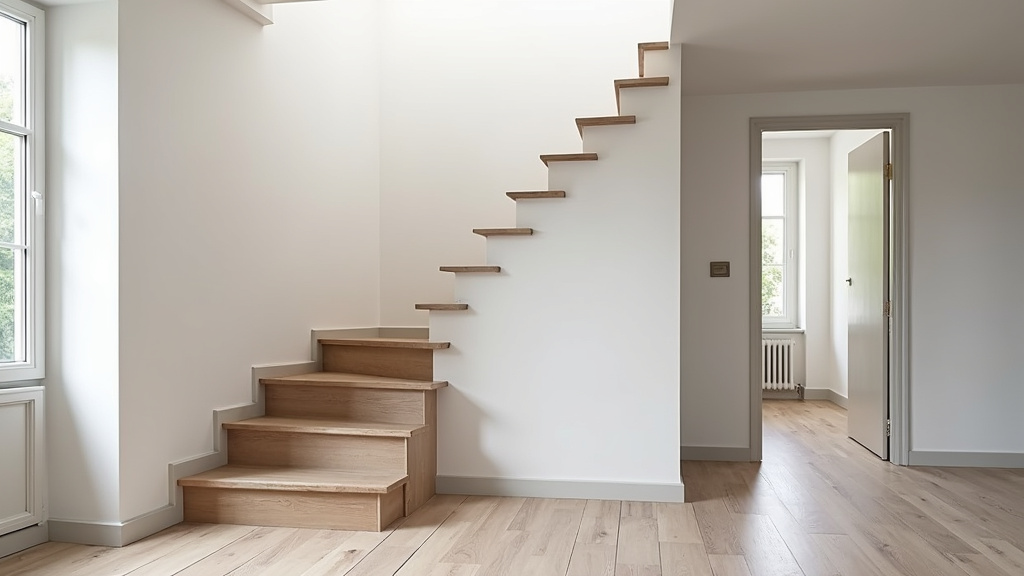 Installation d’un monte-escalier droit dans une maison à Chaussin
