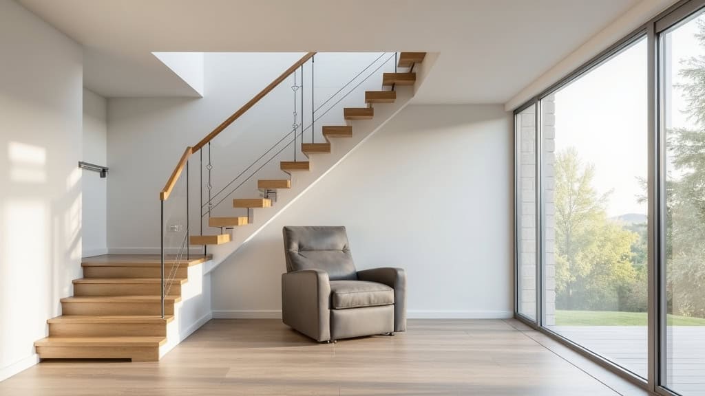 Installation d’un monte-escalier droit dans une maison à Pépieux