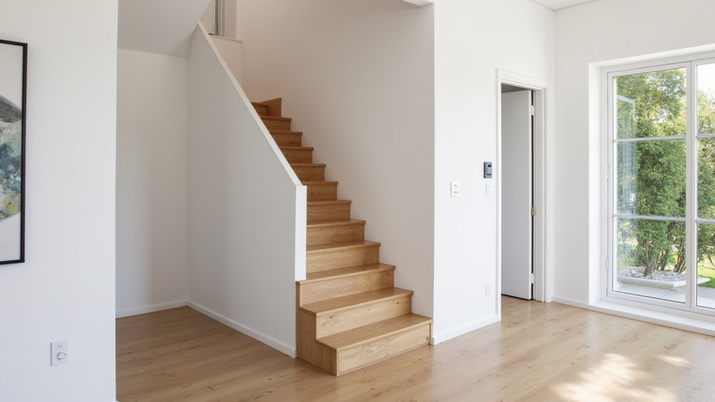 Installation d’un monte-escalier droit sur un escalier simple à Chaveyriat