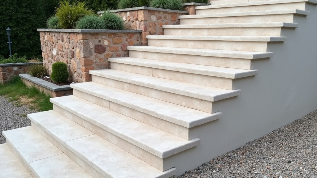 Installation d’un monte-escalier extérieur à Aubenas, sur un escalier en pierre exposé aux intempéries