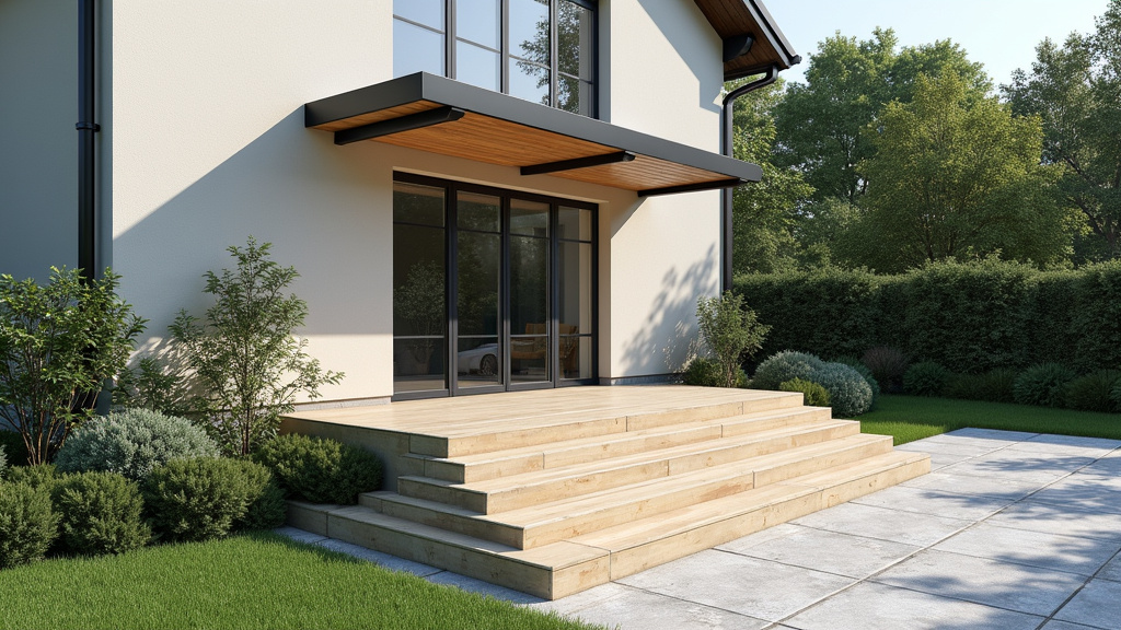 Installation d’un monte-escalier extérieur à Bouafle pour accéder au jardin ou au garage