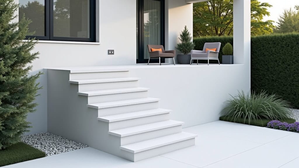 Installation d’un monte-escalier extérieur pour accéder à une terrasse à Champhol