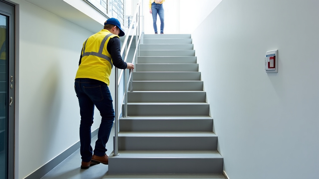 Installation d’un monte-escalier par un technicien à Saint-Philippe