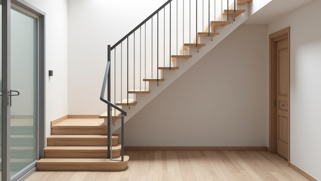 Installation d’un monte-escalier sur un escalier étroit à Brando