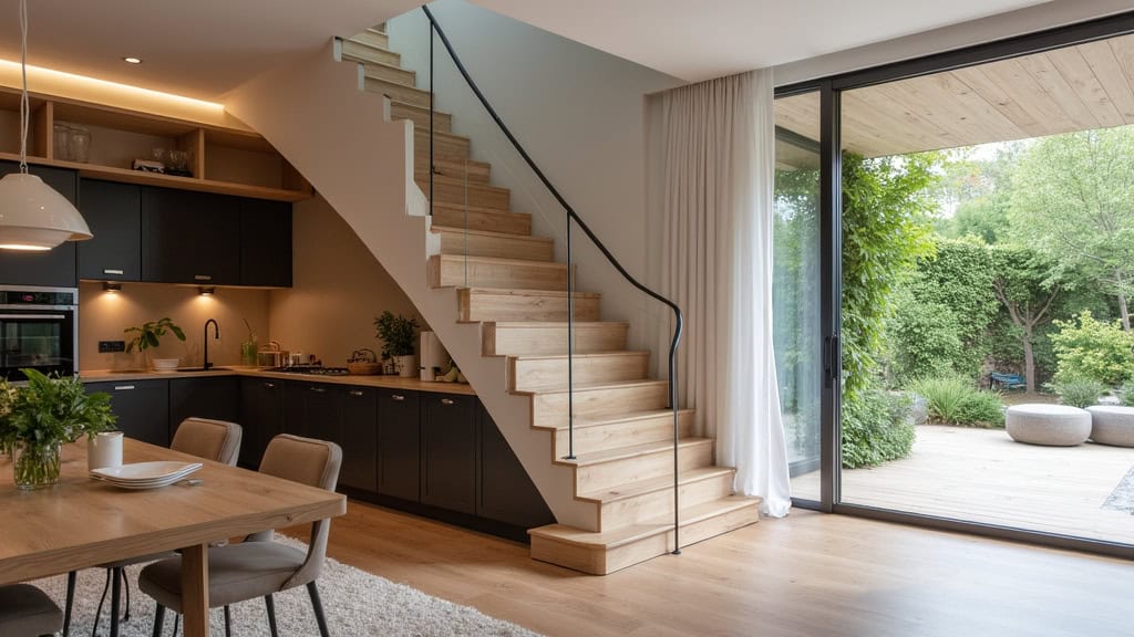 Installation d’un monte-escalier sur un escalier tournant à Kaysersberg Vignoble