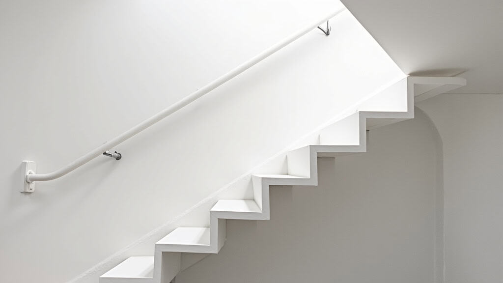 Installation d’un monte-escalier sur un escalier tournant à Thuré