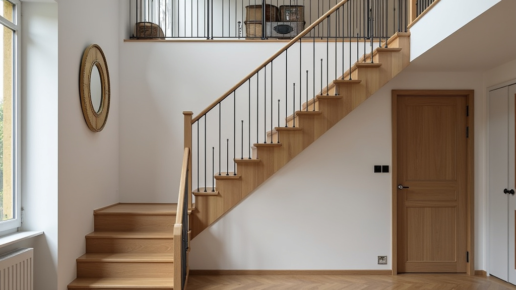 Installation d’un monte-escalier tournant dans un escalier avec palier à Marolles-en-Hurepoix
