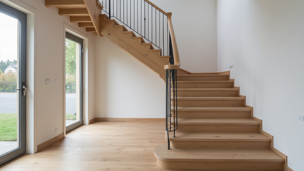 Installation d’un monte-escalier tournant dans un escalier en colimaçon à Écouves