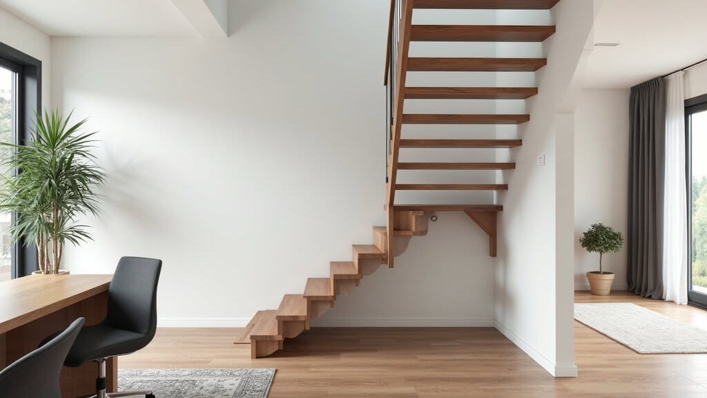 Installation d’un monte-escalier tournant dans une maison à Amnéville