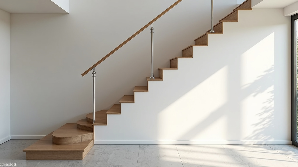 Installation d’un monte escalier tournant dans une maison à Carantec