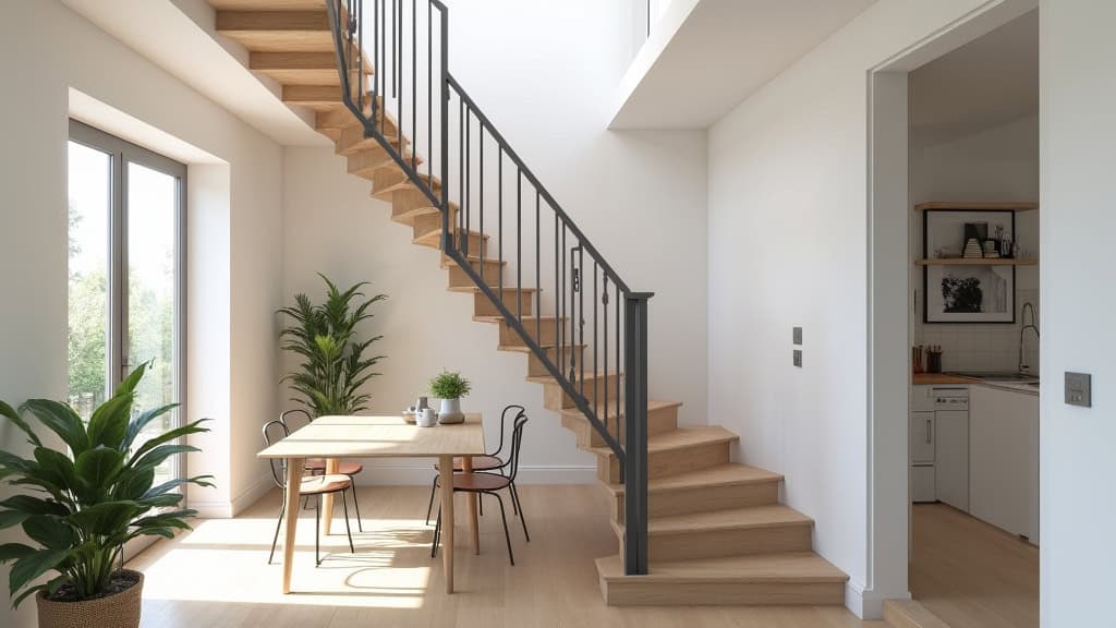 Installation d’un monte-escalier tournant dans une maison à Crêches-sur-Saône