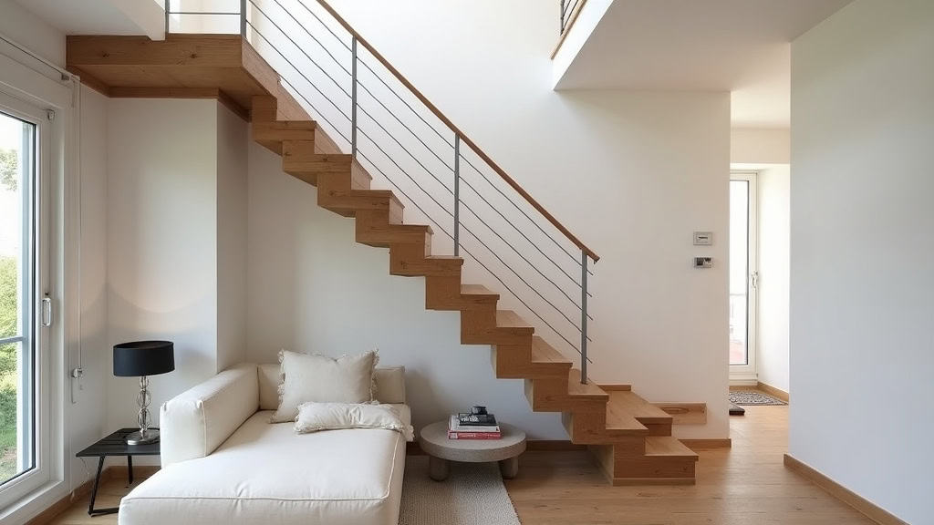 Installation d’un monte-escalier tournant dans une maison à La Chapelle-des-Pots