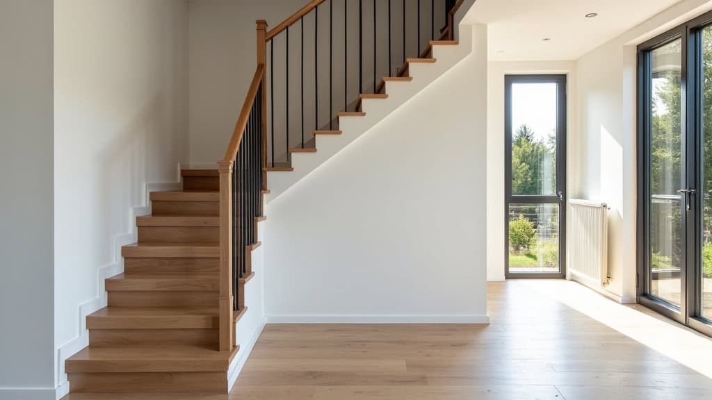 Installation d’un monte-escalier tournant dans une maison à Landerneau