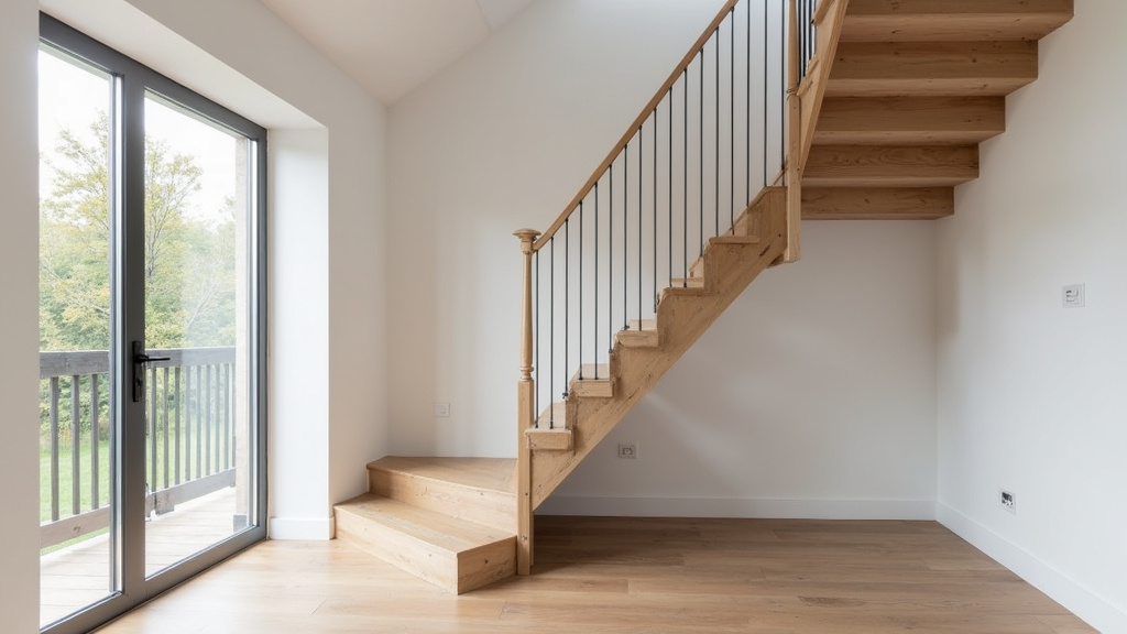 Installation d’un monte-escalier tournant dans une maison à Marchaux-Chaudefontaine