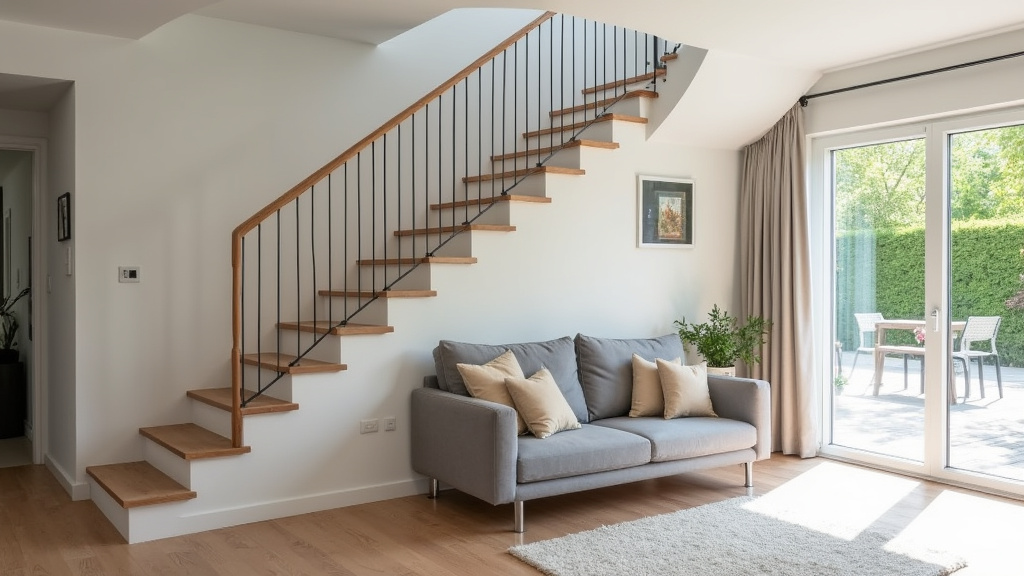 Installation d’un monte-escalier tournant dans une maison à Moissy-Cramayel
