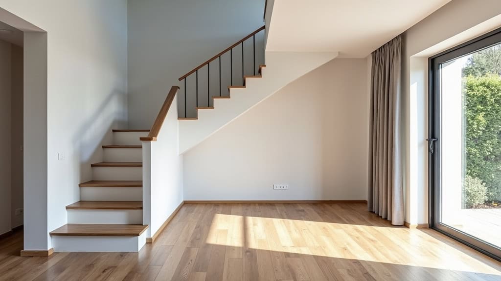 Installation d’un monte-escalier tournant dans une maison à Namps-Maisnil