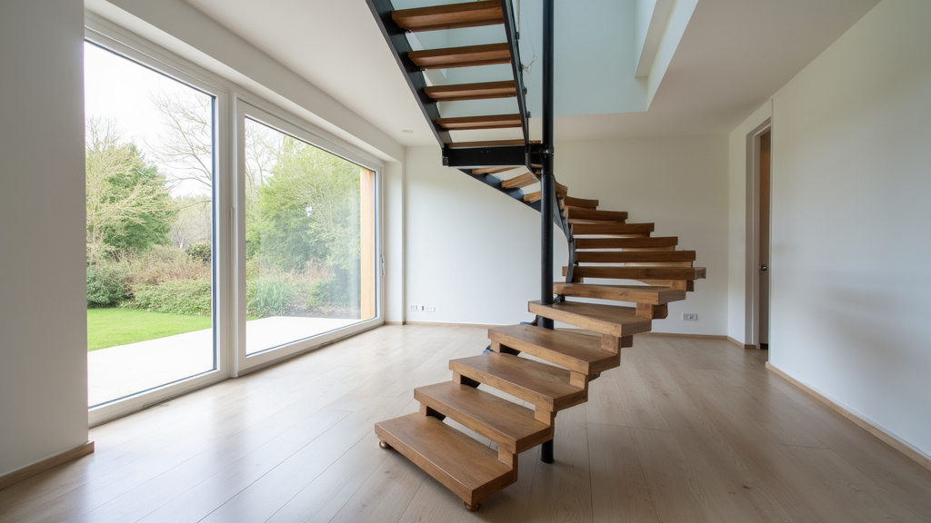 Installation d’un monte-escalier tournant dans une maison à Nanterre
