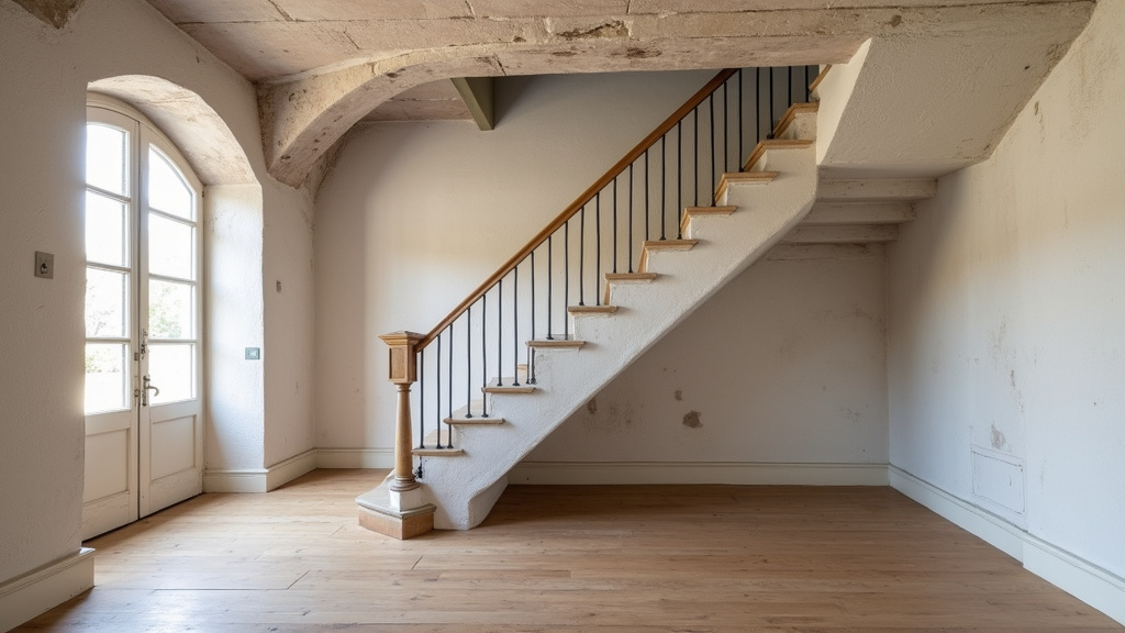 Installation d’un monte-escalier tournant dans une maison ancienne à Saint-Erme-Outre-et-Ramecourt