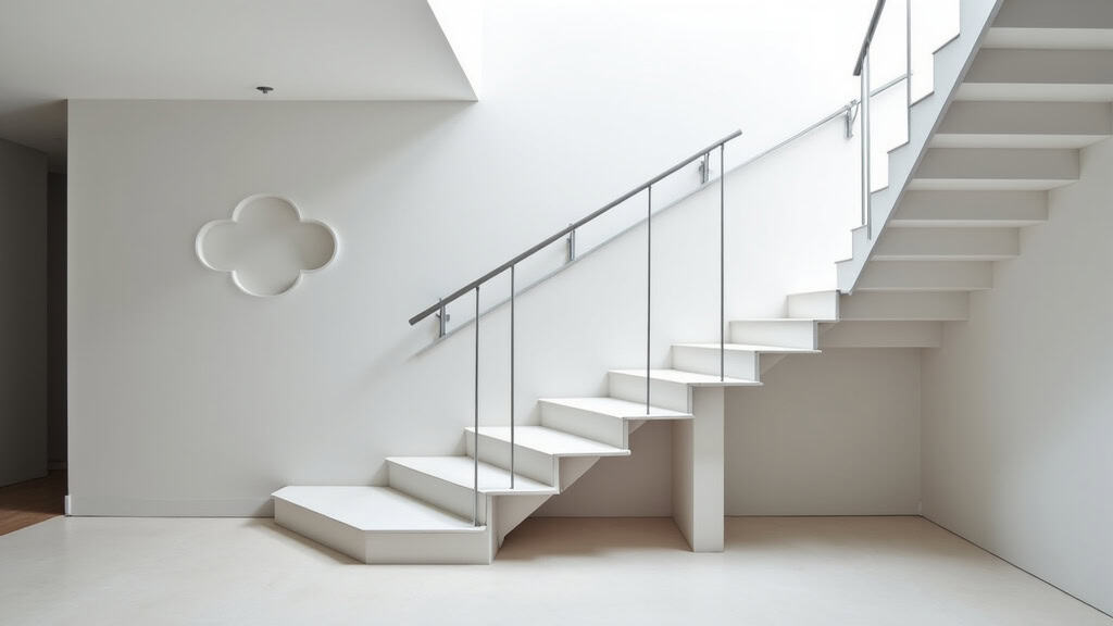 Installation d’un monte-escalier tournant sur un escalier à virage à Beaumont-Monteux