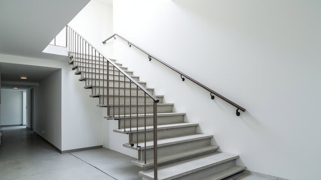 Installation d’un monte-escalier tournant sur un escalier à virage à Chaneins