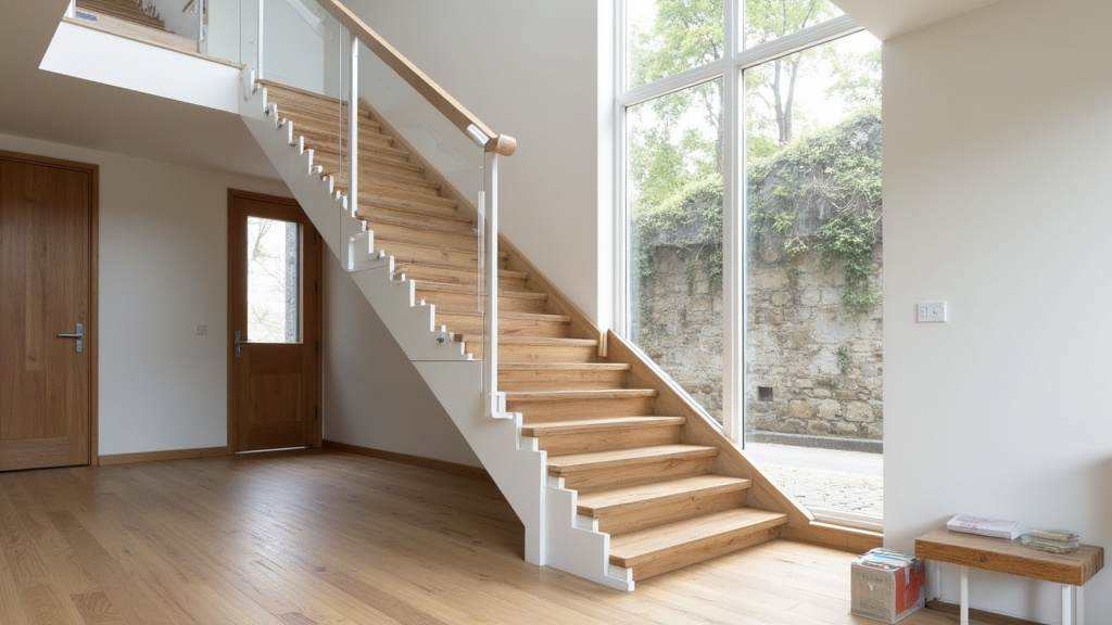 Installation d’un monte-escalier tournant sur un escalier à virage à Jatxou