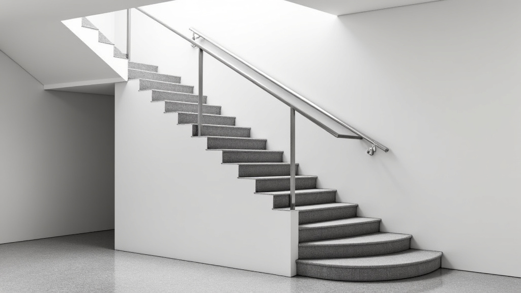 Installation d’un monte-escalier tournant sur un escalier à virage à Verrières-en-Anjou