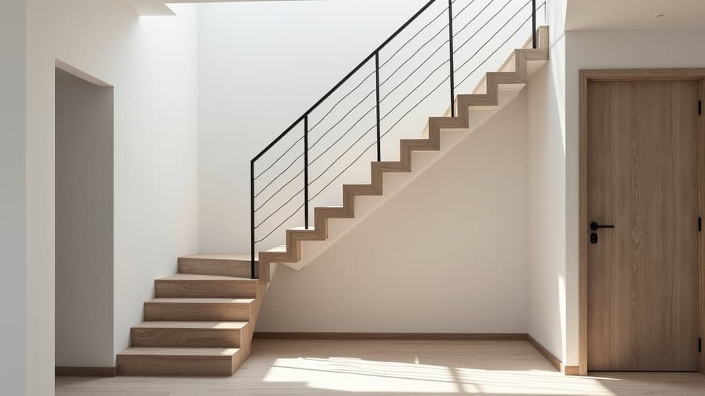 Installation d’un monte-escalier tournant sur un escalier avec virage à Osséja