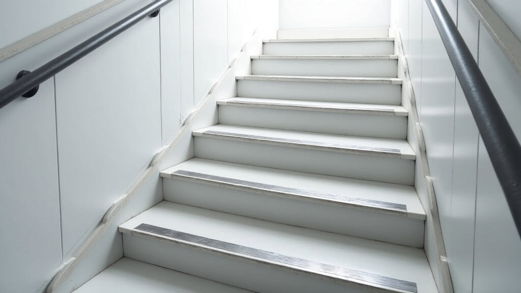 Installation d’un monte-escalier tournant sur un escalier avec virage à Saint-Laurent-du-Pont