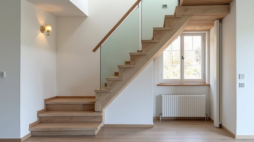 Installation d’un monte-escalier tournant sur un escalier en colimaçon à Fontaine-le-Bourg