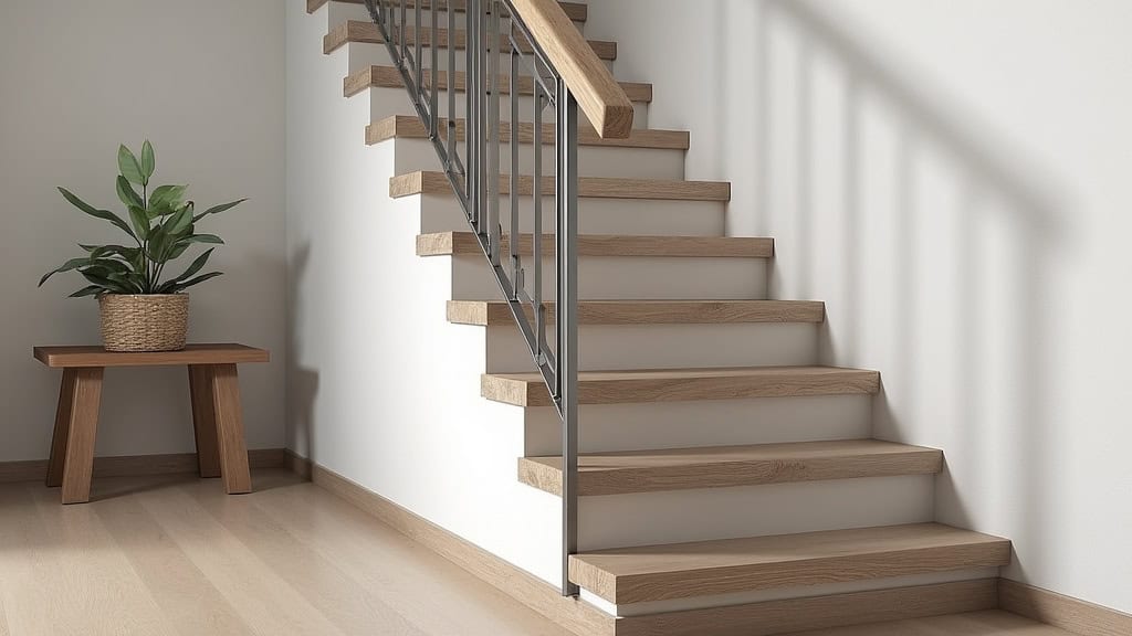 Installation d’un monte-escalier tournant sur un escalier en colimaçon à Giraumont
