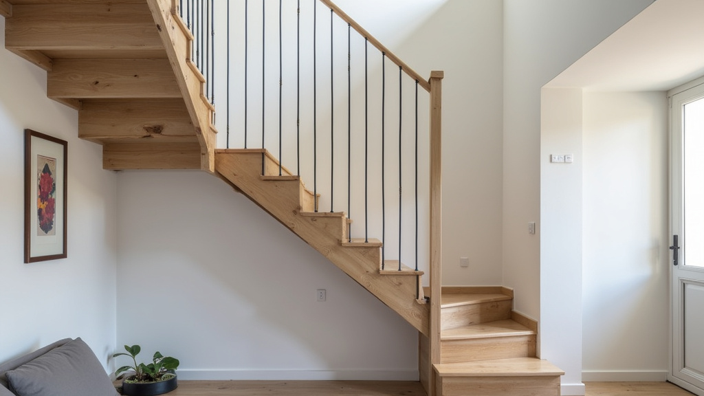 Installation d’un monte-escalier tournant sur un escalier en colimaçon à Mignières