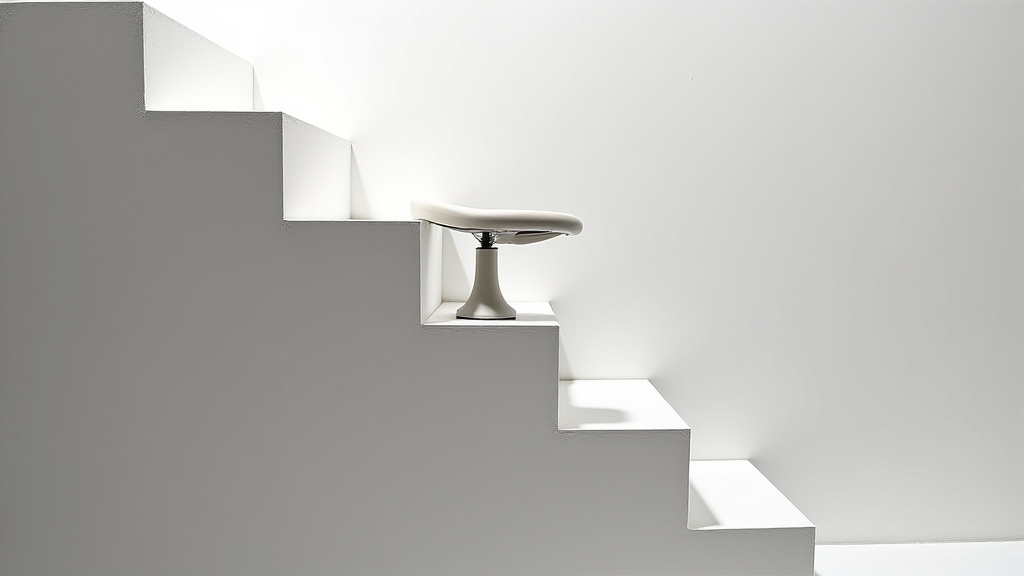 Installation d’un siège monte-escalier droit sur un escalier en Moselle