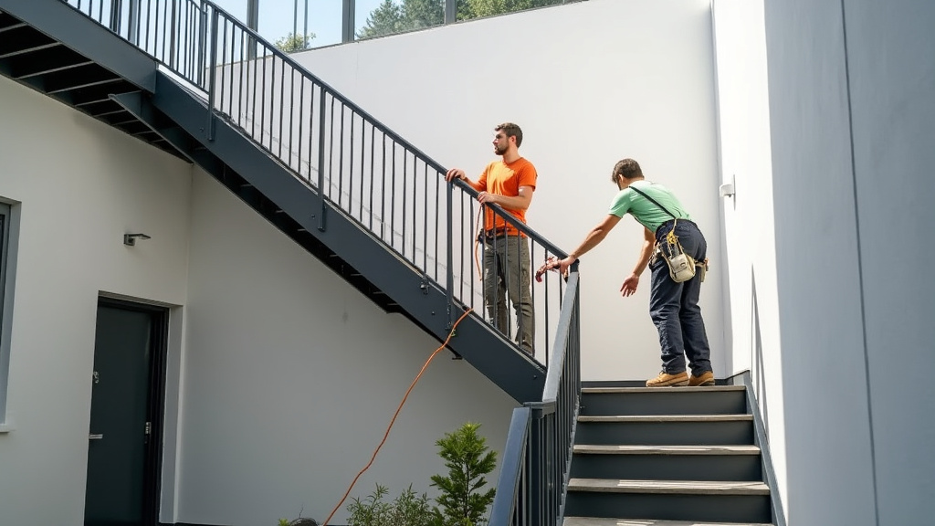 Intervention de maintenance sur un monte-escalier à Étalans