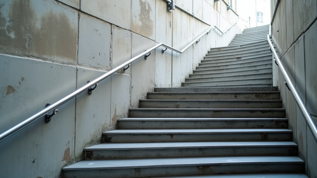 Maintenance d’un rail de monte-escalier à Paris