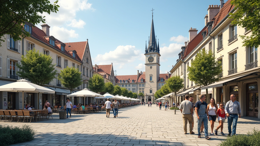 Mairie de Lombez, place de l