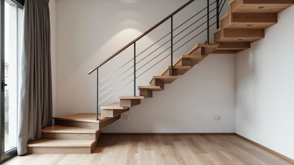 Montage d’un monte-escalier tournant dans un escalier en colimaçon à Levallois-Perret