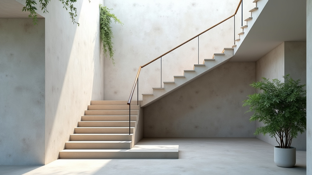 Monte-escalier à plateforme installé à l