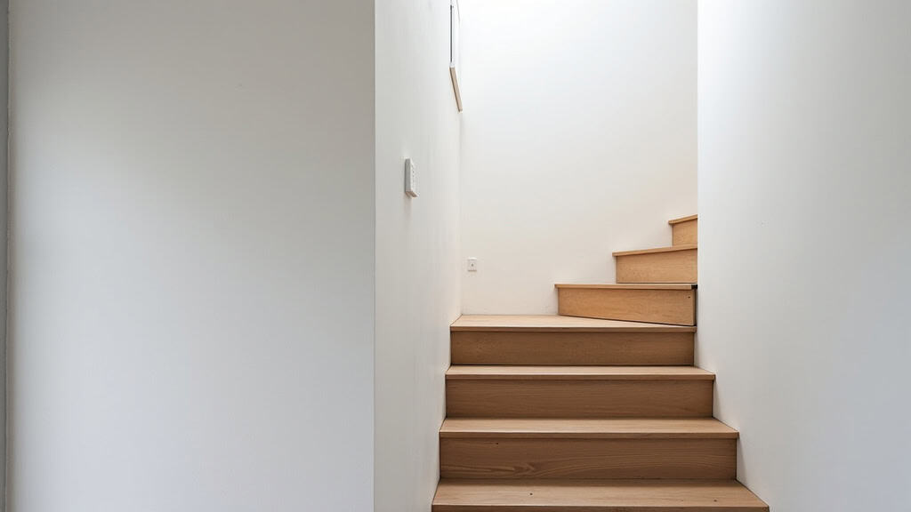 Monte-escalier à siège tournant installé dans une maison à Angervilliers