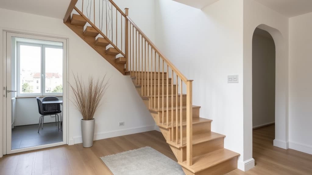 Monte escalier assis debout installé sur un escalier intérieur