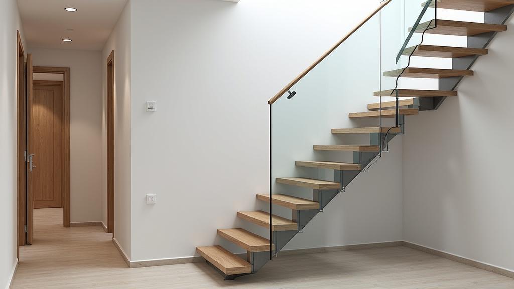 Monte-escalier assis installé sur un escalier tournant à Pibrac avec virage serré