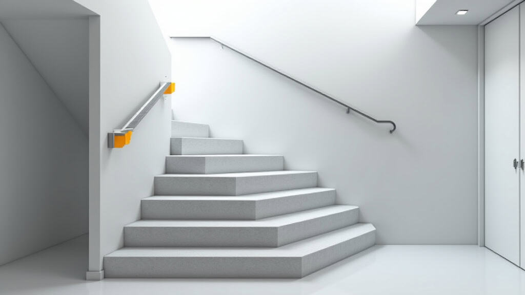 Monte-escalier avec siège ergonomique en position d
