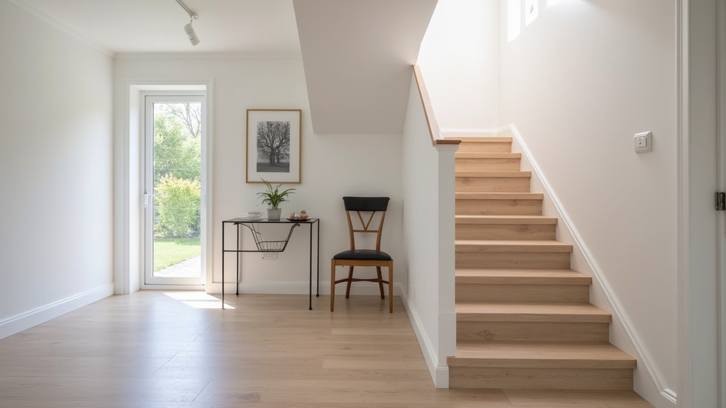 Monte-escalier avec siège ergonomique et ceinture de sécurité dans une maison